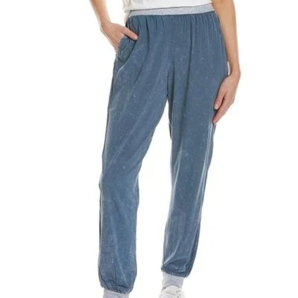 NWT Chaser Coastal Cloth Jogger Pants in Rugged Blue and Gray XS